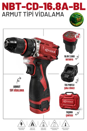 BORDO ARMUT TİPİ VİDALAMA NBT-CD-16.8A-BL