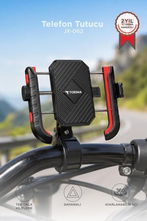 Delux Serisi Gidon Model Aksesuar Telefon Tutucu Motorsiklet Oto Aksesuarları JX062