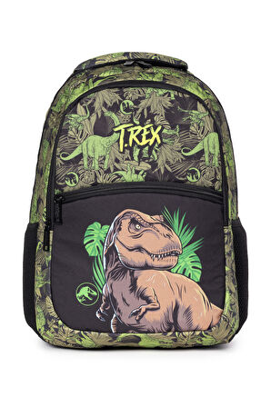 Necati Çanta Lisanslı T-Rex Desenli İlkokul Sırt Çantası