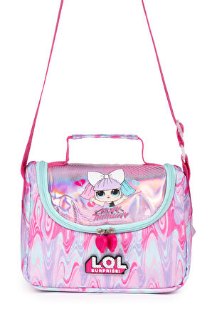 Necati Çanta LOL Sürpriz Lisanslı Kız Çocuk Omuz ve Beslenme Çantası