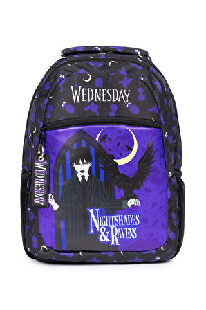 Necati Çanta Lisanslı Wednesday Temalı İlkokul Çantası