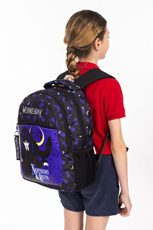 Necati Çanta Lisanslı Wednesday Temalı İlkokul Çantası