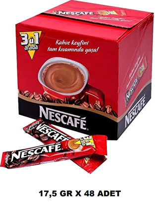 Nescafe 3Ü1 Arada Orijinal Kahve 17,5 Gr X 48 Adet