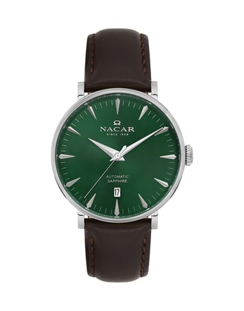Safir Cam Klasik Kahverengi Erkek Kol Saati Nc34-29b640-anl2