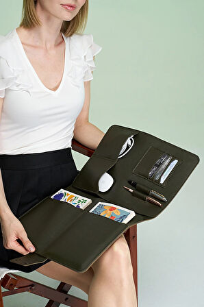 Necati Çanta Macbook Air Pro 13-14 Inç Organizer Evrak & Laptop & Tablet Çantası