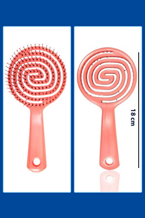 Nascitak Renkli Pro Üç Boyutlu Oval Saç Fırçası Pro Dizayn