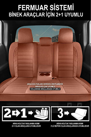 FORD FOCUS  2005-2011Uyumlu Oto Koltuk Kılıfı Cosmo Serisi 