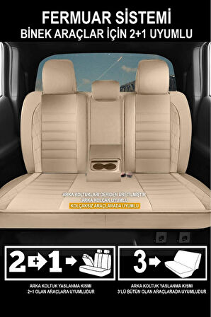 HYUNDAI i20 2009-2014Uyumlu Oto Koltuk Kılıfı Cosmo Serisi 