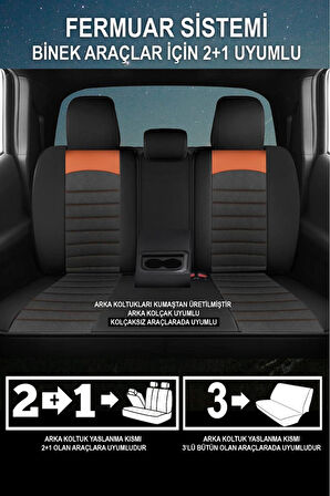 SKODA SUPERB 2001-2008Uyumlu Oto Koltuk Kılıfı Edition Serisi 