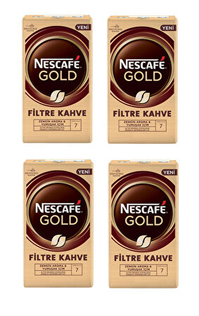 Nescafe Gold Filtre Kahve 500 Gr X 4 Adet