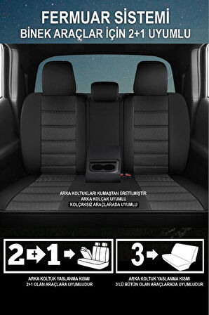 VW POLO 2002-2009Uyumlu Oto Koltuk Kılıfı Joy Serisi 