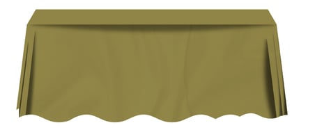 Özel Seri Restoran Salon Davet Gold Plastik Düz Masa Örtüsü (120*180 cm)
