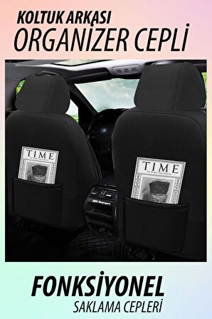 NiCe Shop Nissan Primera Uyumlu Koltuk Kılıfı Oasis Serisi - Siyah