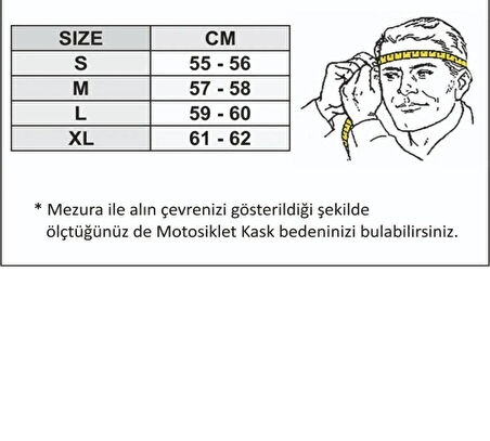 NCR KASK Çene Açılır Vizörlü Parlak (ECE Sertifikalı)