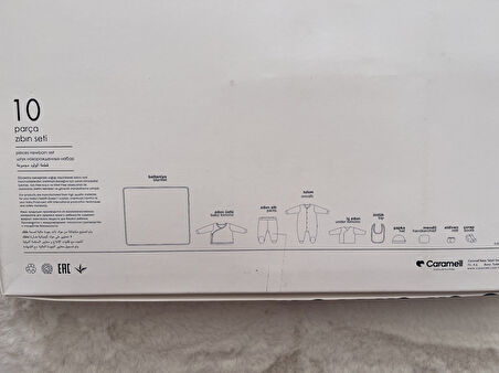 Tulumlu 10'Lu Set ZE7456 Hardal Space Love