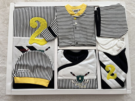 Tulumlu 10'Lu Set ZE5791 Golf Bear Siyah