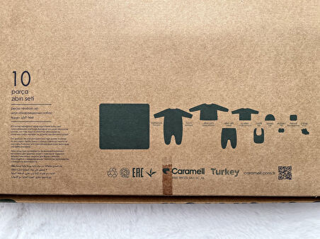 Organik Tulumlu 10'Lu Set ZE5101 Soft Girl Ekru