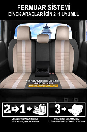 Nissan   XTRAIL 2007-2014Uyumlu Oto Koltuk Kılıfı Trend Serisi 