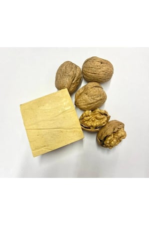 Saf(1.Kalite) Ceviz Yağlı Kuşburnu Çekirdeği Yağlı Sabun 100 - 120 gr ( Doğal El Yapımı )