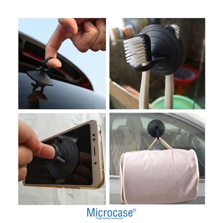 Microcase Çok Amaçlı Vantuz 4.5cm 10 Adet Siyah - AL5885
