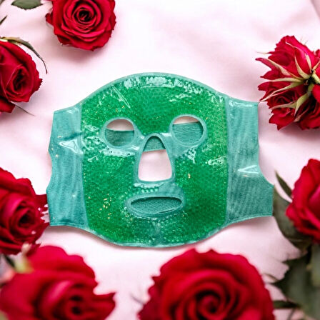 Yüz Maskesi Cilt Bakım Seti - Maske, Buz Küresi, Termo Jel Ve Selülit Masaj Aleti