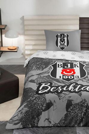 Nishev Lisanslı Beşiktaş Kartal Tek Kişilik Nevresim Takımı