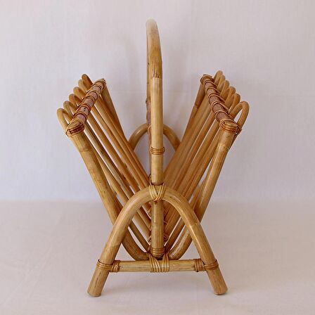 Bohem Rattan Dikdörtgen Gazetelik ve Dekoratif Dergilik, Iskandinav, Modern,