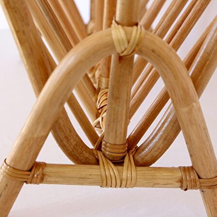 Bohem Rattan Dikdörtgen Gazetelik ve Dekoratif Dergilik, Iskandinav, Modern,