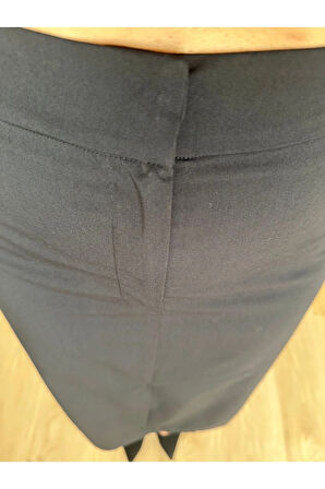 Önden Yırtmaçlı Kalem Etek