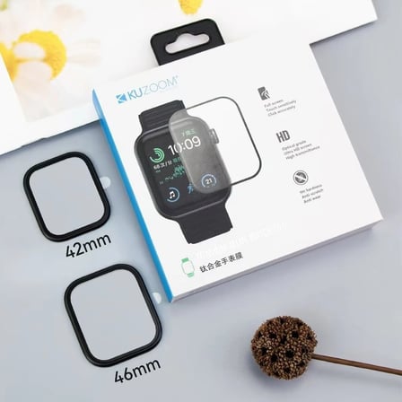 Delux Serisi Cihaz Bileşen Aksesuar S7/S8-41MM Titanium Alloy Watch Aparatlı Koruyucu Cam