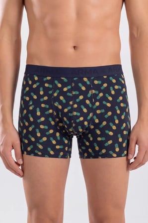 Özel Seri Erkek Desenli Boxer 10'lu Paket Pamuklu Likralı Tasarım Normal Günlük