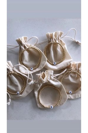 Düğün/Nikah/ Nişan/BrideShower Nedime Bilekliği Kişiselleştirilebilir 10adet