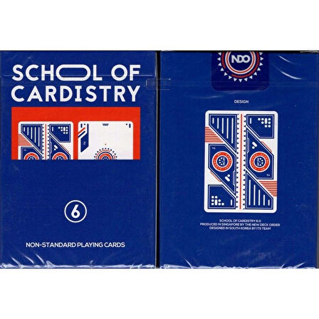 NDO The School of Cardistry V6 Deck Premium Oyun Kağıdı iskambil Kartları Destesi