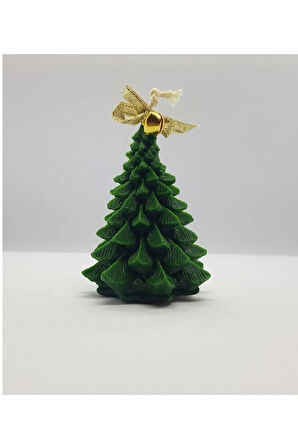 2'li Çam Ağacı Modelli Kırmızı Yeşil (Noel) Konseptli Masa Süsleme