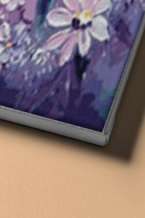 Sayılarla Boyama Seti Kasnaklı Papatya Ve Kelebekler 50 X 65 Cm