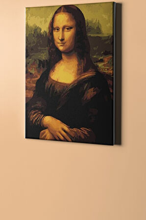Sayılarla Boyama Seti Kasnaklı Mona Lisa 60 X 75 Cm