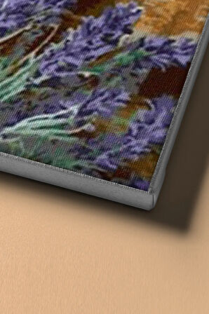 Sayılarla Boyama Seti Kasnaklı Lavanta Kokulu Kahve 60 X 75 Cm