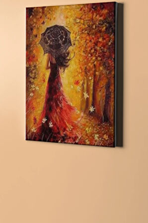 Sayılarla Boyama Seti Kasnaklı Sonbaharın Rengi 40 X 50 Cm
