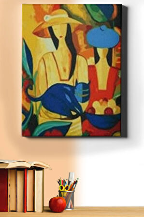 Sayılarla Boyama Seti Kasnaklı Picasso Kadınlar 40 X 50 Cm