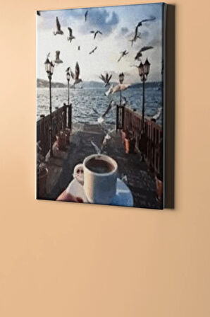 Sayılarla Boyama Seti Kasnaklı Iskelede Kahve 40 X 50 Cm