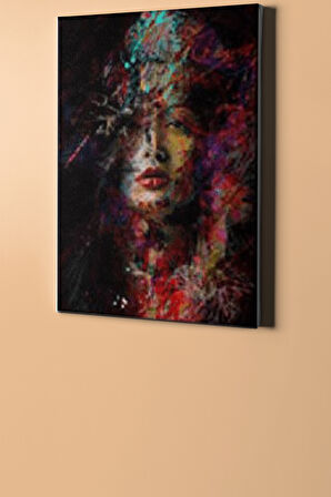 Sayılarla Boyama Seti Kasnaklı Renk Kraliçesi 40 X 50 Cm