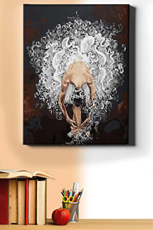 Sayılarla Boyama Seti Kasnaklı Art Balerin 40 X 50 Cm