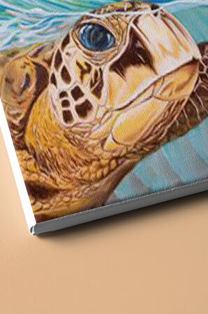 Sayılarla Boyama Seti Kasnaklı Sahildeki Karetta 60 X 75 Cm