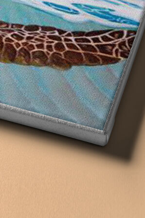 Sayılarla Boyama Seti Kasnaklı Sahildeki Karetta 60 X 75 Cm