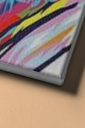 Sayılarla Boyama Seti Kasnaklı Kaplanın Renkleri 60 X 75 Cm