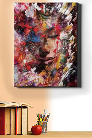 Sayılarla Boyama Seti Kasnaklı Renkli Duruş 40 X 50 Cm