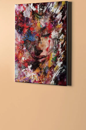 Sayılarla Boyama Seti Kasnaklı Renkli Duruş 40 X 50 Cm