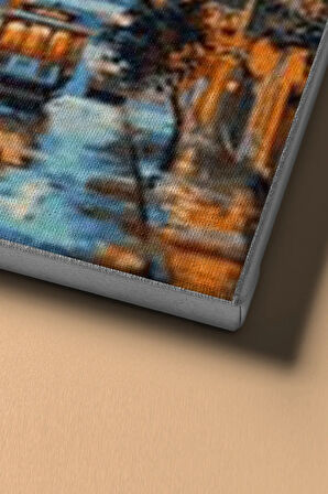 Sayılarla Boyama Seti Kasnaklı Nostalji Tramvay 50 X 65 Cm