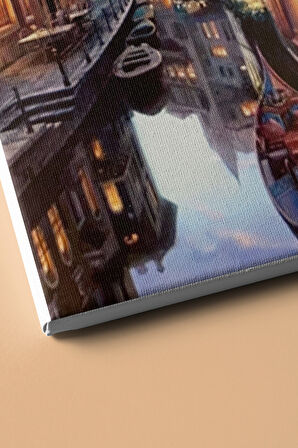 Sayılarla Boyama Seti Kasnaklı Venedik Evleri 1 60 X 75 Cm