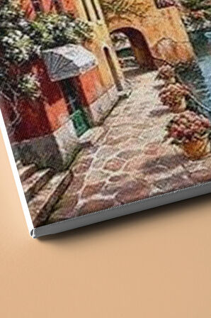 Sayılarla Boyama Seti Kasnaklı Yalı Sahili 60 X 75 Cm